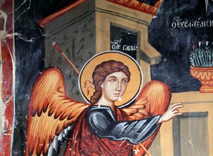 Fresco bizantino del siglo XV de Unbekannt Unbekannt
